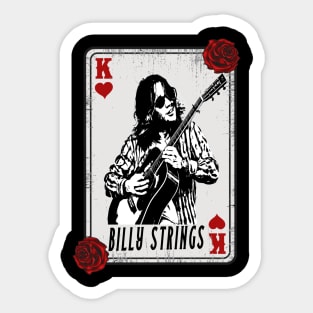 Vintage Card Billy Strings Sticker